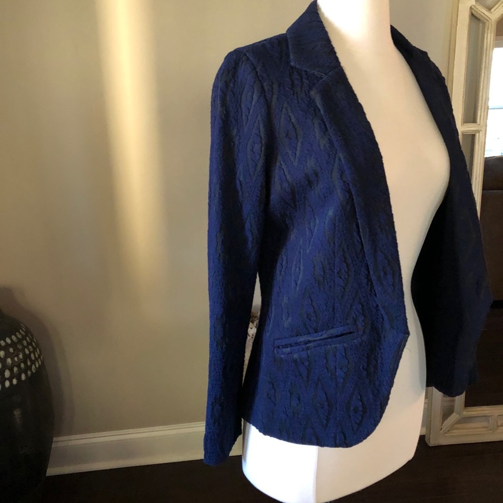Daniel Cassin Blue Dress Blazer